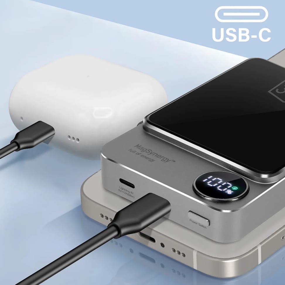 3mk Powerbank MagSafe 10000 mAh Noir — image 3
