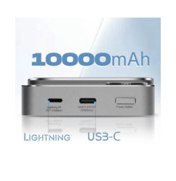 3mk Powerbank MagSafe 10000 mAh Noir