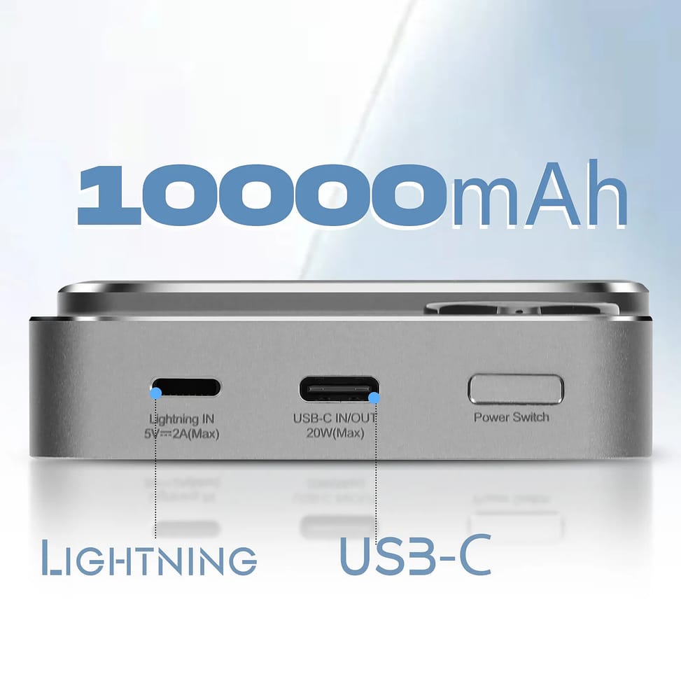 3mk Powerbank MagSafe 10000 mAh Noir — image 4
