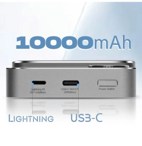 3mk Powerbank MagSafe 10000 mAh Noir