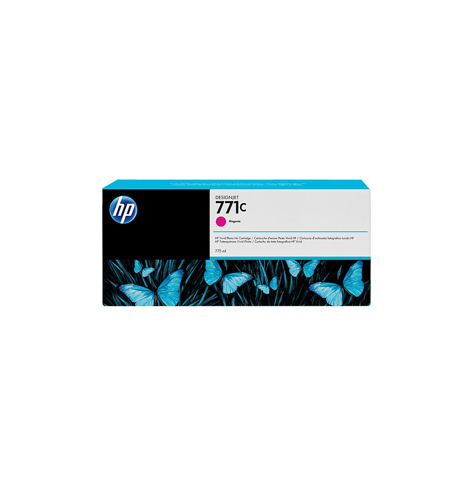 Cartouche d'encre magenta HP 771C Designjet - 775 ml (B6Y09A) Cartouche d'encre magenta HP 771C Designjet - 775 ml (B6Y09A)