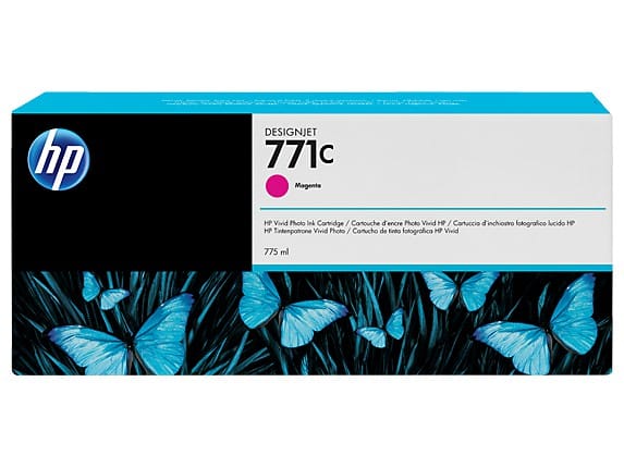 خرطوشة حبر HP أصلية HP 771C أرجواني (B6Y09A) — صورة 1