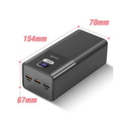 Swissten Batterie de secours 40000mAh USB et USB C 100W Power Line Compact Noir