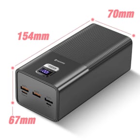 Swissten Batterie de secours 40000mAh USB et USB C 100W Power Line Compact Noir — image 3