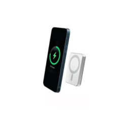 Force Power Powerbank 5000mAh Compatible MagSafe Induction 15W Gris clair