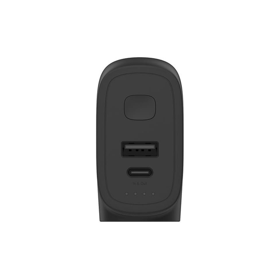 Belkin chargeur secteur 25W USB-C et USB-A avec Batterie externe 5K intégré (Noir) — image 3