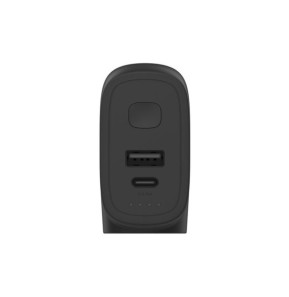 Belkin chargeur secteur 25W USB-C et USB-A avec Batterie externe 5K intégré (Noir)