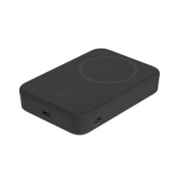 Belkin Batterie Externe Magnétique 10K avec Qi2 et Fonction Stand (Noir)