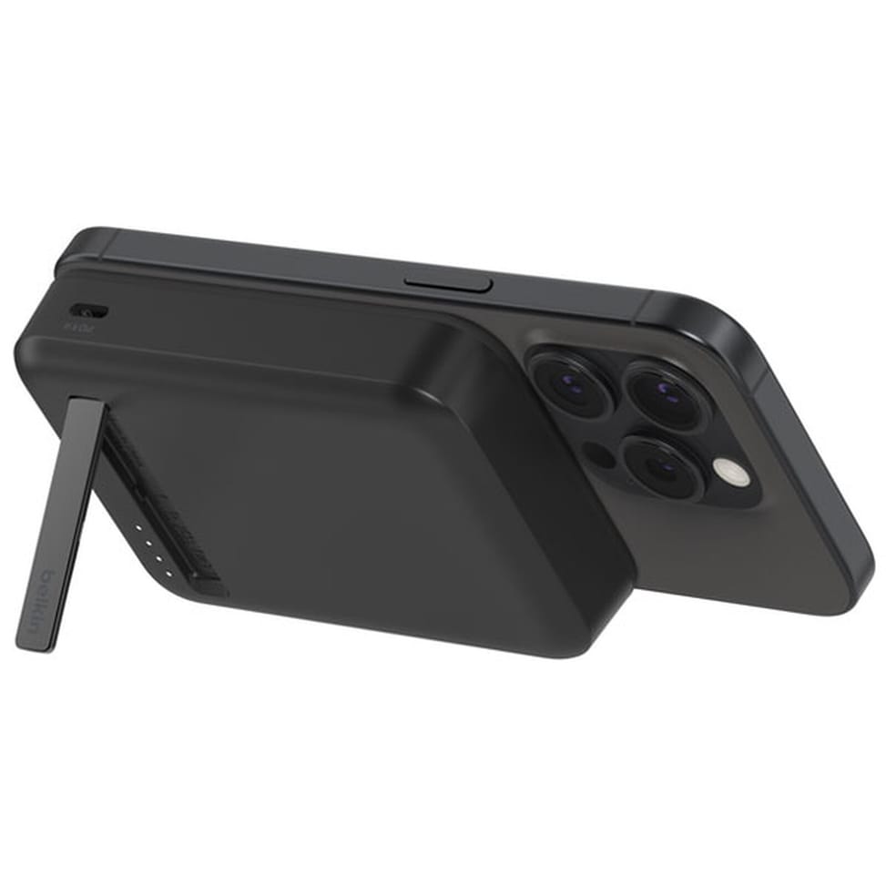 Belkin Batterie Externe Magnétique 10K avec Qi2 et Fonction Stand (Noir) — image 3