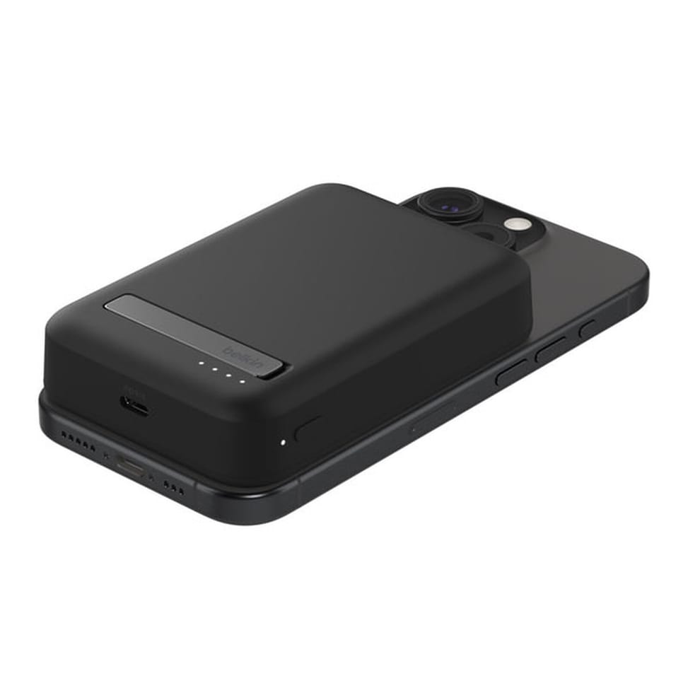 Belkin Batterie Externe Magnétique 10K avec Qi2 et Fonction Stand (Noir) — image 4