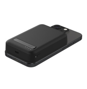 Belkin Batterie Externe Magnétique 10K avec Qi2 et Fonction Stand (Noir)