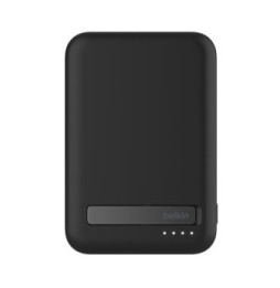 Belkin Batterie Externe Magnétique 10K avec Qi2 et Fonction Stand (Noir)