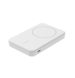 Belkin Batterie Externe Magnétique 8K avec Qi2 et Fonction Stand (Blanc)