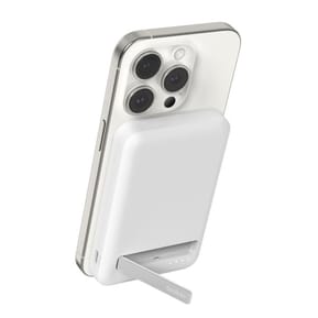 Belkin Batterie Externe Magnétique 8K avec Qi2 et Fonction Stand (Blanc) — image 2