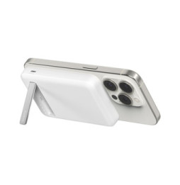 Belkin Batterie Externe Magnétique 8K avec Qi2 et Fonction Stand (Blanc)