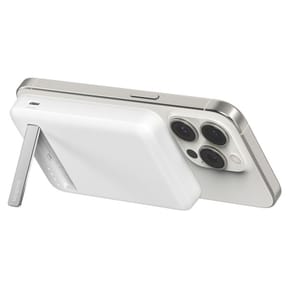 Belkin Batterie Externe Magnétique 8K avec Qi2 et Fonction Stand (Blanc) — image 3