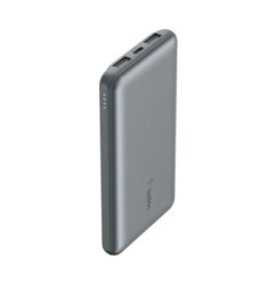 Belkin Batterie externe 10K Boost Charge avec câble USB-A vers USB-C (Gris)