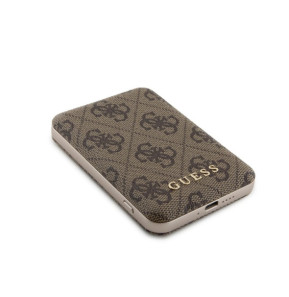 Guess Powerbank 5000mAh MagSafe Modèle 4G Marron
