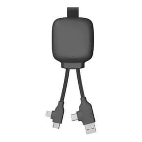 XOOPAR Powerbank avec Câble Multiconnecteur 3000mAh Noir