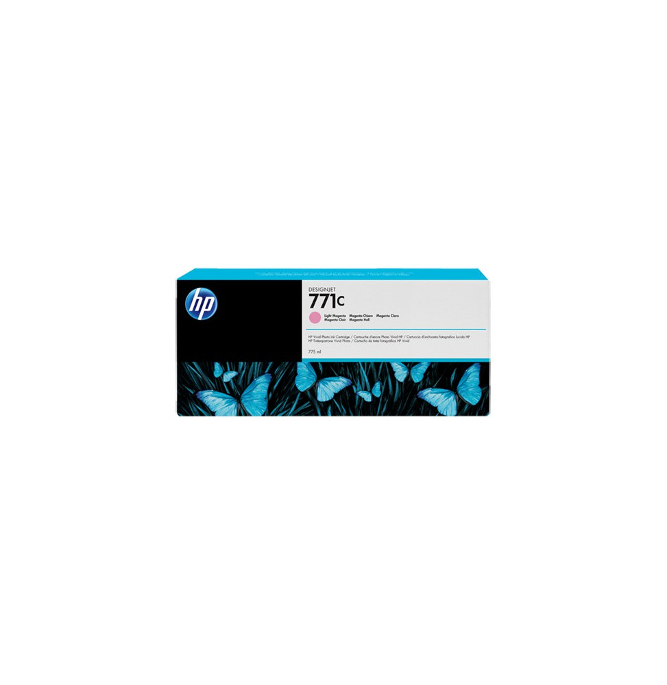 Cartouche d'encre magenta clair HP 771C Designjet - 775 ml (B6Y11A) Cartouche d'encre magenta clair HP 771C Designjet - 775 ml (B6Y11A)