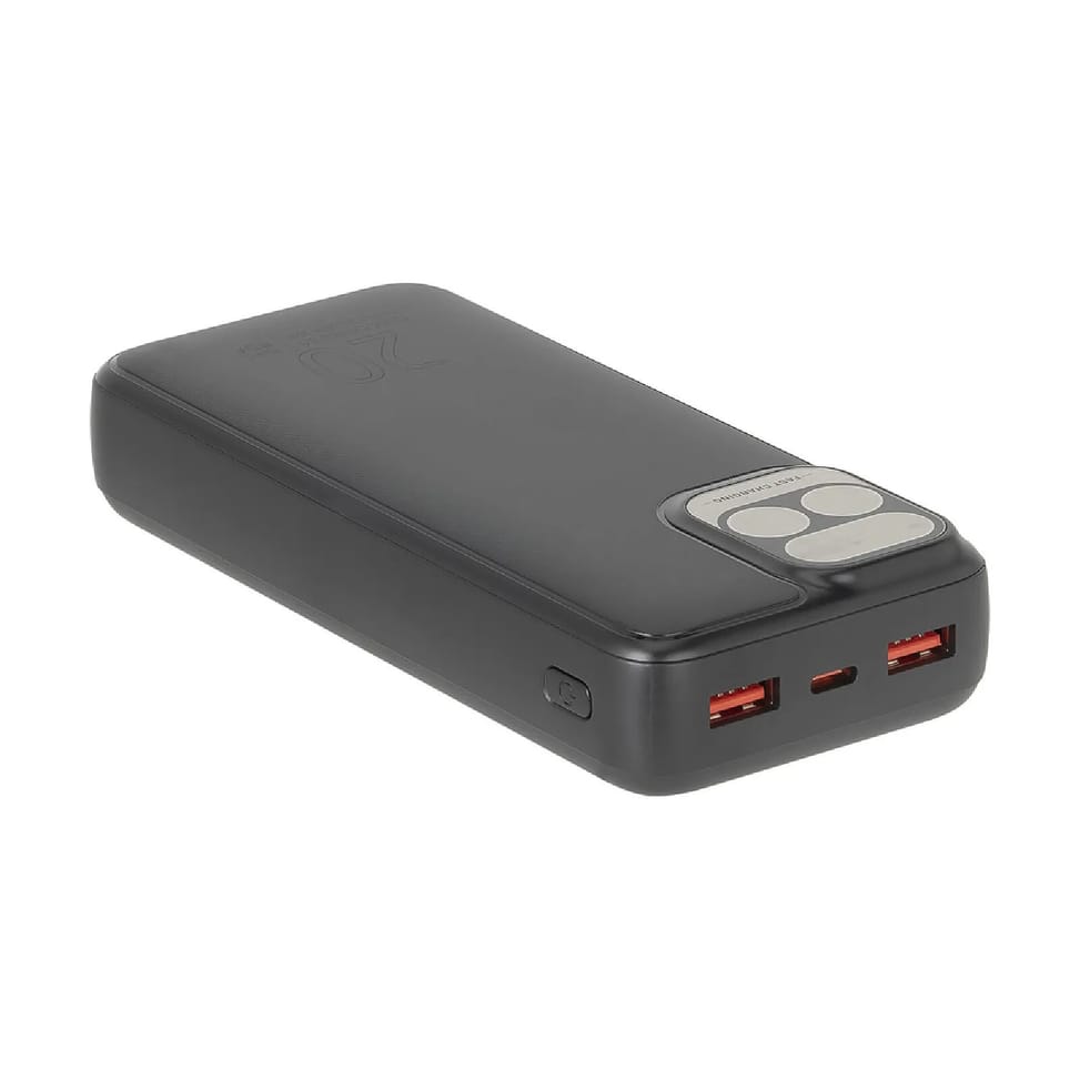 Rivacase Powerbank VA2521 20000mAh 2 USB-A/USB-C QC 3.0/PD 20W avec Affichage Numérique Noir — image 2