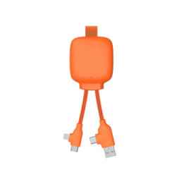 XOOPAR Powerbank avec Câble Multiconnecteur 3000mAh Orange