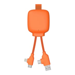 XOOPAR Powerbank avec Câble Multiconnecteur 3000mAh Orange