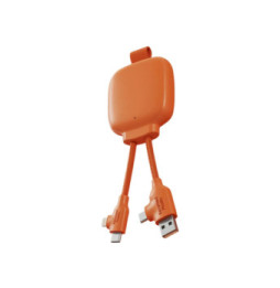 XOOPAR Powerbank avec Câble Multiconnecteur 3000mAh Orange