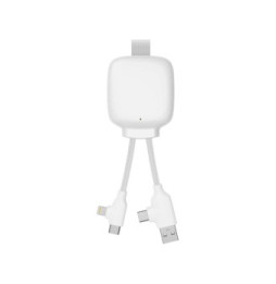 XOOPAR Powerbank avec Câble Multiconnecteur 3000mAh Blanc
