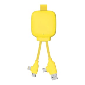 XOOPAR Powerbank avec Câble Multiconnecteur 3000mAh Jaune