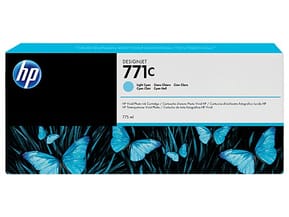 HP 771C Cyan Clair - Cartouche d'encre HP d'origine (B6Y12A)