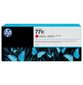 Cartouche d'encre rouge chromatique HP 771C Designjet - 775 ml (B6Y08A)