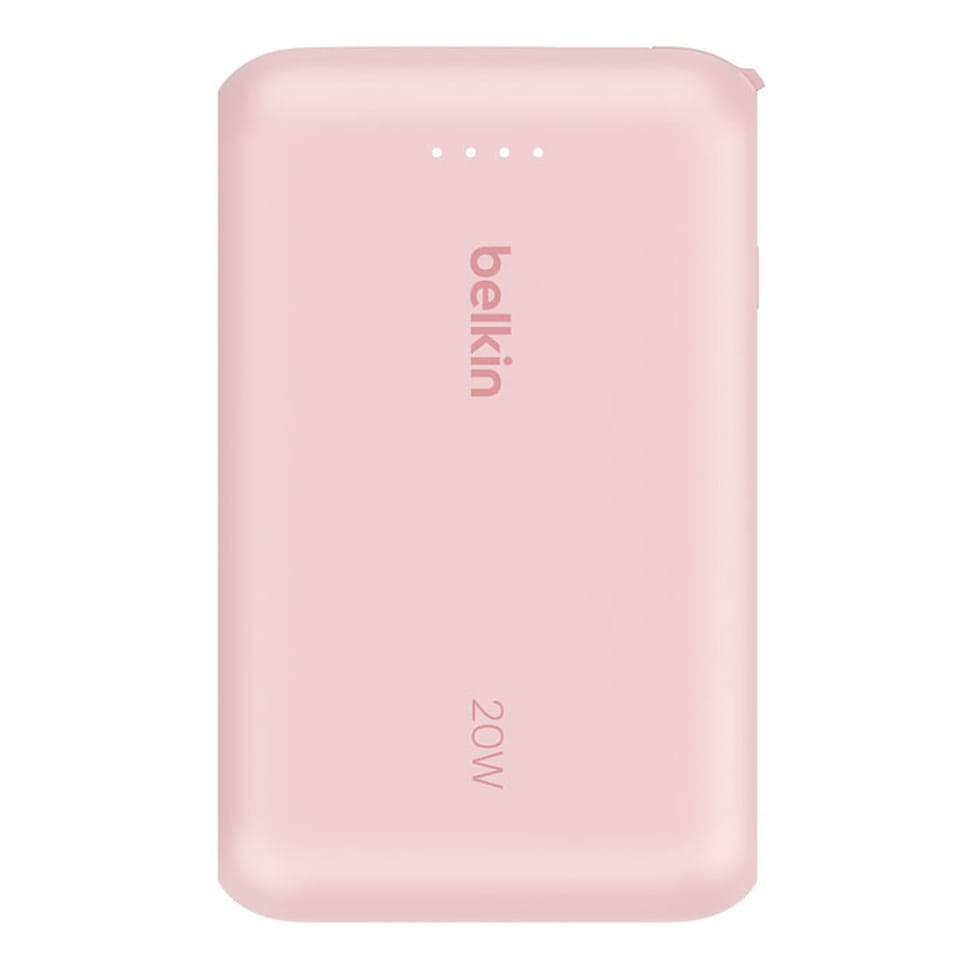 Belkin Batterie externe 10K 20W avec câble USB-C intégré (Rose) — image 4