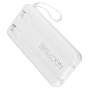 LinQ Batterie de Secours 10000 mAh avec Câbles Lightning et USB type C Blanc — image 2