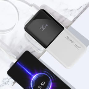 LinQ Batterie de Secours 10000 mAh avec Câbles Lightning et USB type C Blanc — image 3