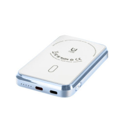 LinQ Batterie de Secours MagSafe 5000 mAh 15W Compact Blanc