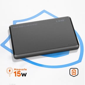 LinQ Batterie Externe iPhone MagSafe 8000mAh + USB-C 20W avec Câble USB-C Gris — image 3