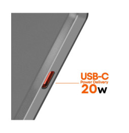 LinQ Batterie Externe iPhone MagSafe 8000mAh + USB-C 20W avec Câble USB-C Gris