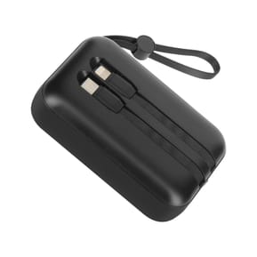 LinQ Batterie Externe 10000mAh + Câbles Lightning et USB C Compact Noir — image 2