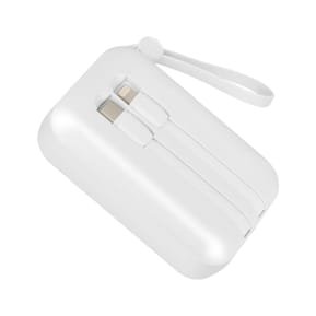 LinQ Batterie Externe 10000mAh + Câbles Lightning et USB C Compact Blanc — image 2