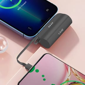 LinQ Batterie de Secours 6000mAh Double Connectivité USB C et Lightning Noir — image 3