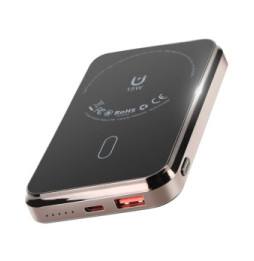LinQ Batterie Externe 15W MagSafe 10000 mAh Power Delivery 20W Noir