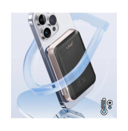 LinQ Batterie Externe 15W MagSafe 10000 mAh Power Delivery 20W Noir