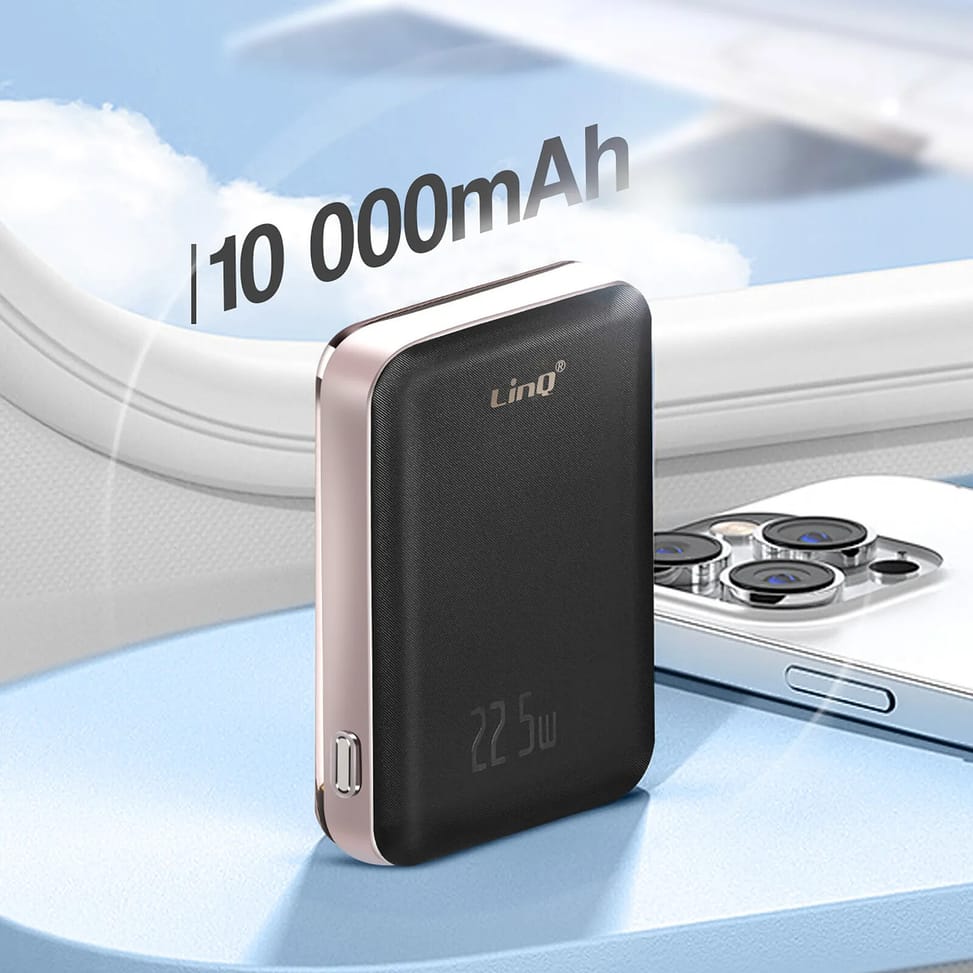 LinQ Batterie Externe 15W MagSafe 10000 mAh Power Delivery 20W Noir — image 4