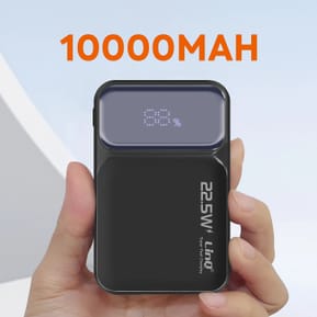 LinQ Batterie Externe 10000mAh + Câbles Lightning - USB C et USB Noir — image 3