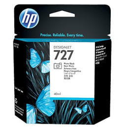 Cartouche d'encre noir photo HP 727 Designjet - 40 ml (B3P17A)