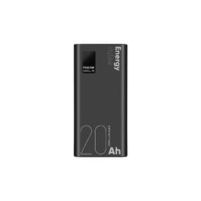 OBAL:ME Powerbank 20000mAh EnergyPulse USB-A/USB-C PD 22,5W avec Affichage Numérique Noir — image 2