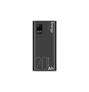 OBAL:ME Powerbank 20000mAh EnergyPulse USB-A/USB-C PD 22,5W avec Affichage Numérique Noir