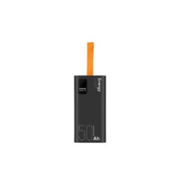 OBAL:ME Powerbank 50000mAh EnergyPulse USB-A/USB-C PD 22,5W avec Affichage Numérique Noir