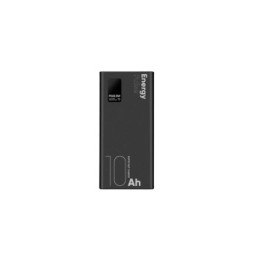 OBAL:ME Powerbank 10000mAh EnergyPulse USB-A/USB-C PD 22,5W avec Affichage Numérique Noir